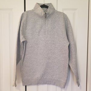 Grey Quarter Zip Sweater